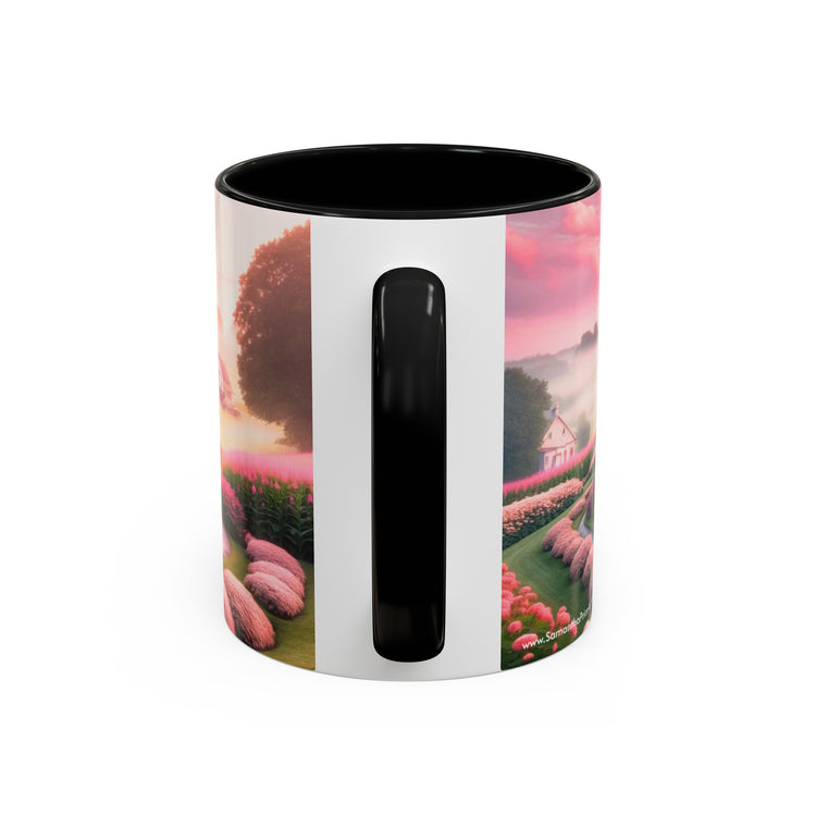 Pink Amish Scene Coffee Mug