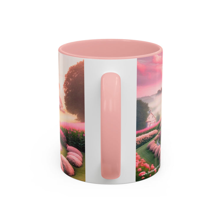 Pink Amish Scene Coffee Mug