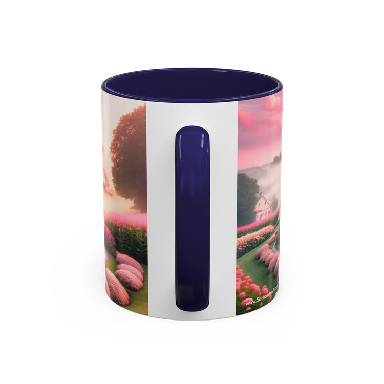 Pink Amish Scene Coffee Mug