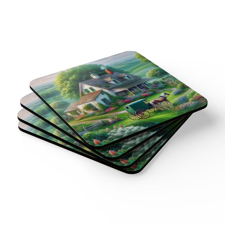 Corkwood Coaster Set