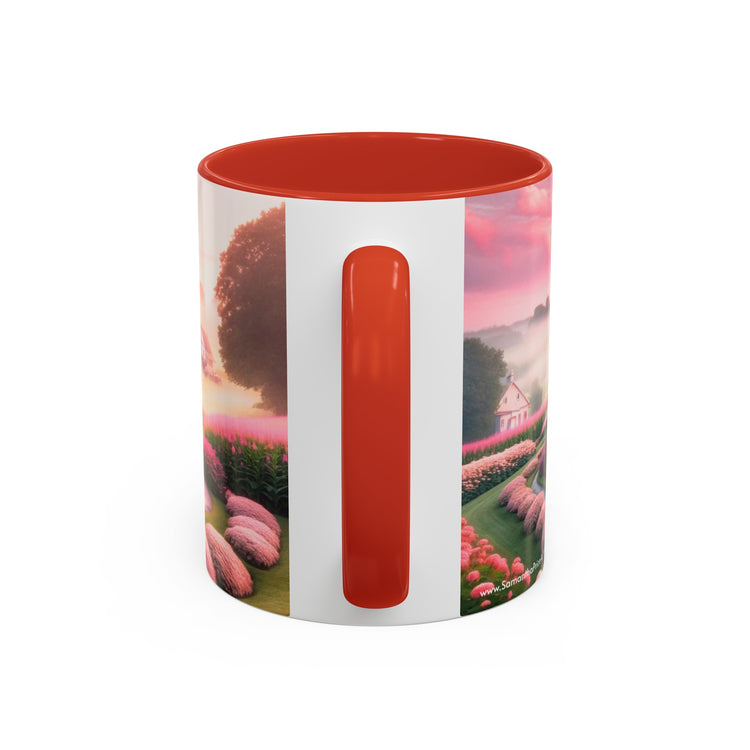 Pink Amish Scene Coffee Mug