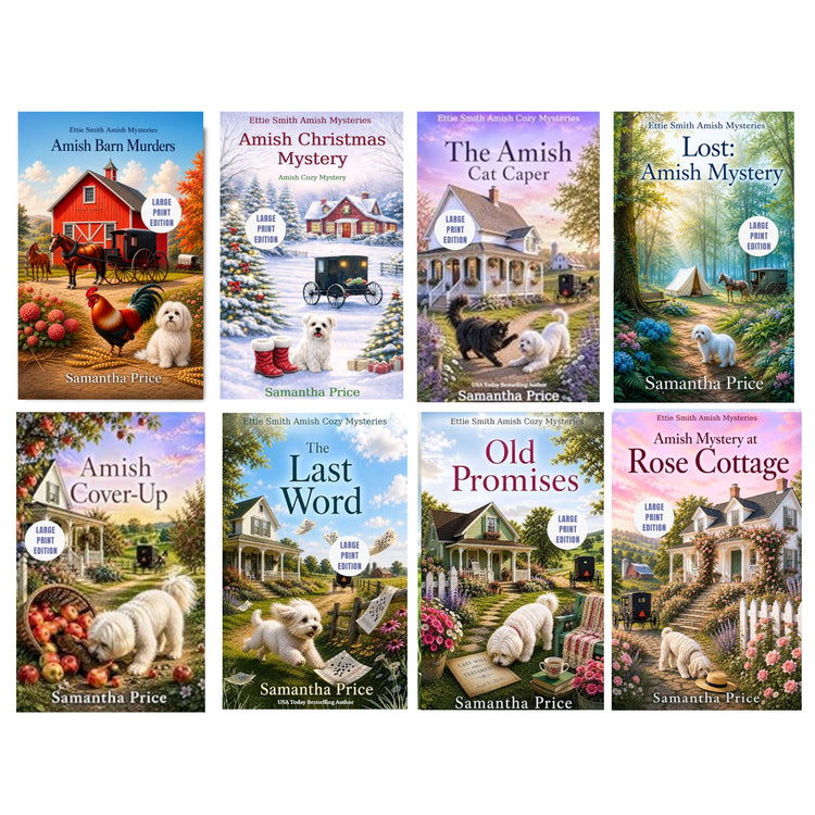 a boxset of ettie smith amish mysteries large print bundle edition amish books