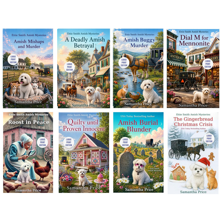 a boxset of ettie smith amish mysteries large print bundle edition amish books