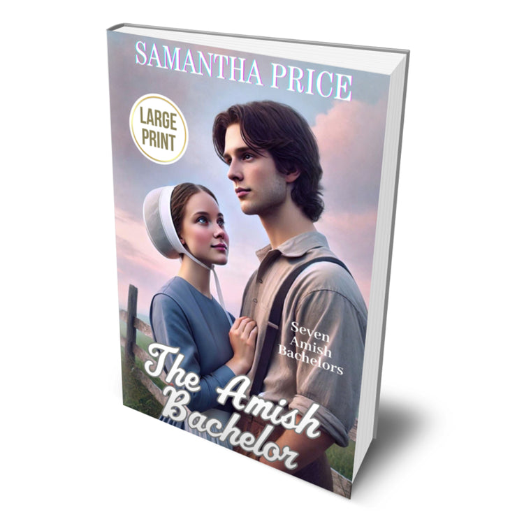 The Amish Bachelor (LARGE PRINT PAPERBACK)