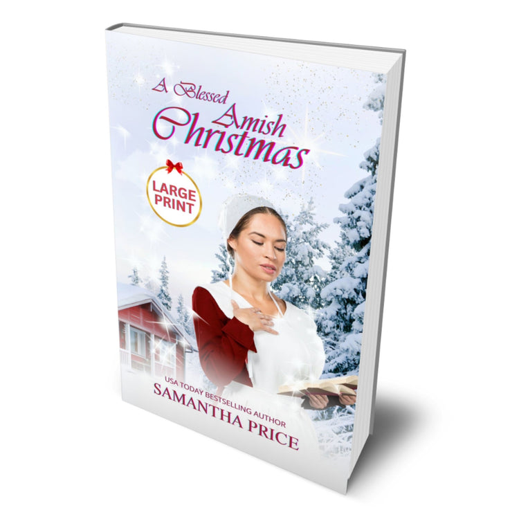 A Blessed Amish Christmas (LARGE PRINT PAPERBACK) - samanthapriceshop