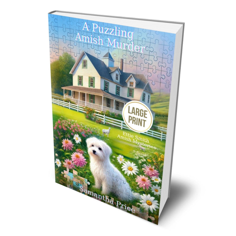 A Puzzling Amish Murder (LARGE PRINT PAPERBACK) - samanthapriceshop
