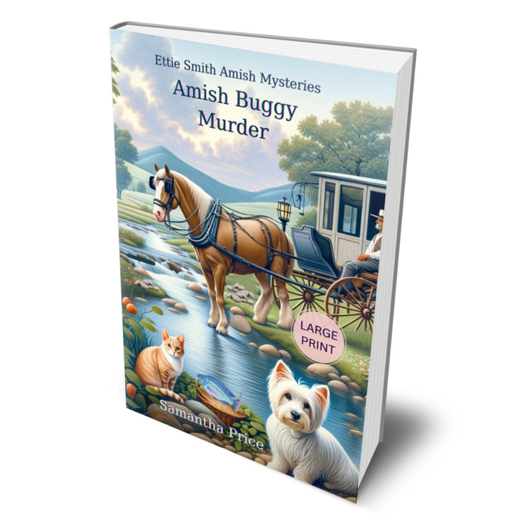 Amish Buggy Murder (LARGE PRINT PAPERBACK) - samanthapriceshop