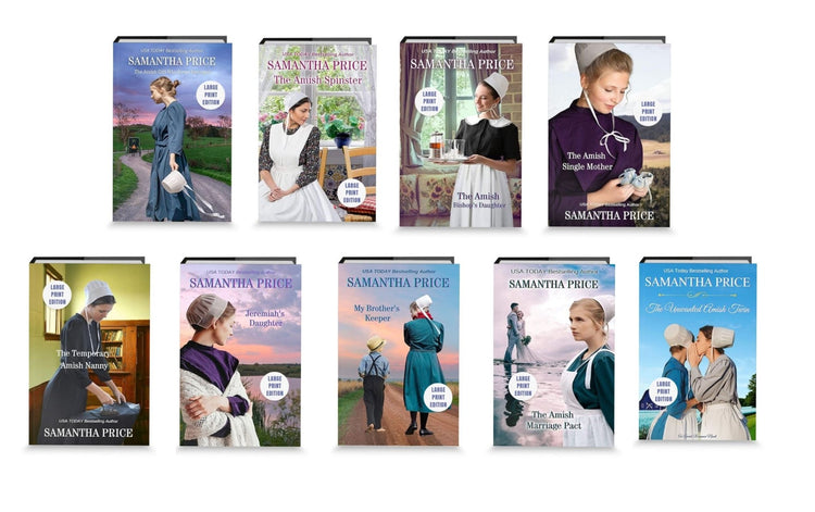 Amish Misfits - Full Series (LARGE PRINT PAPERBACKS BUNDLE) - samanthapriceshop
