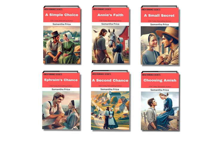 Amish Romance Secrets - Full Series (PAPERBACKS BUNDLE) - samanthapriceshop