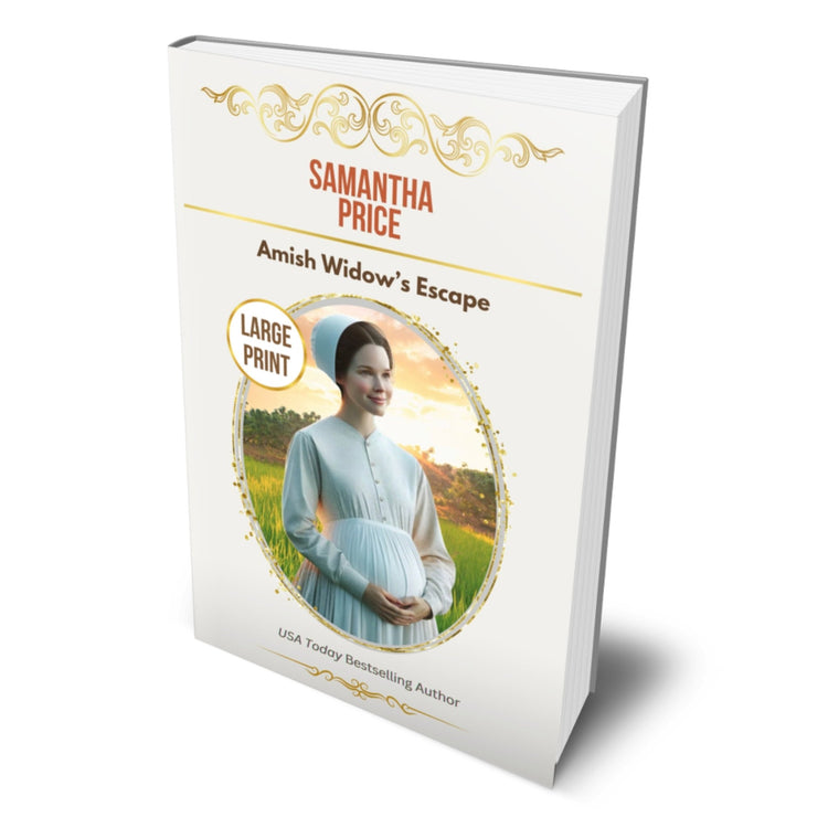 Amish Widow's Escape (LARGE PRINT PAPERBACK) - samanthapriceshop