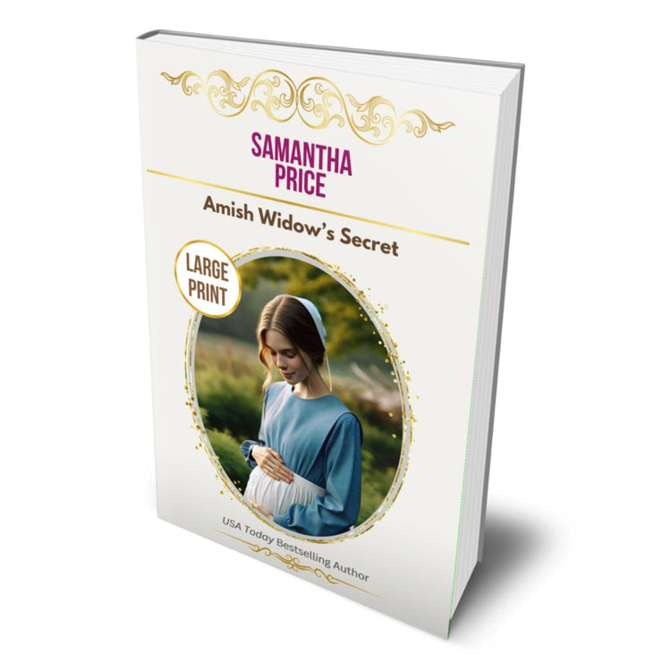 Amish Widow's Secret (LARGE PRINT PAPERBACK) - samanthapriceshop