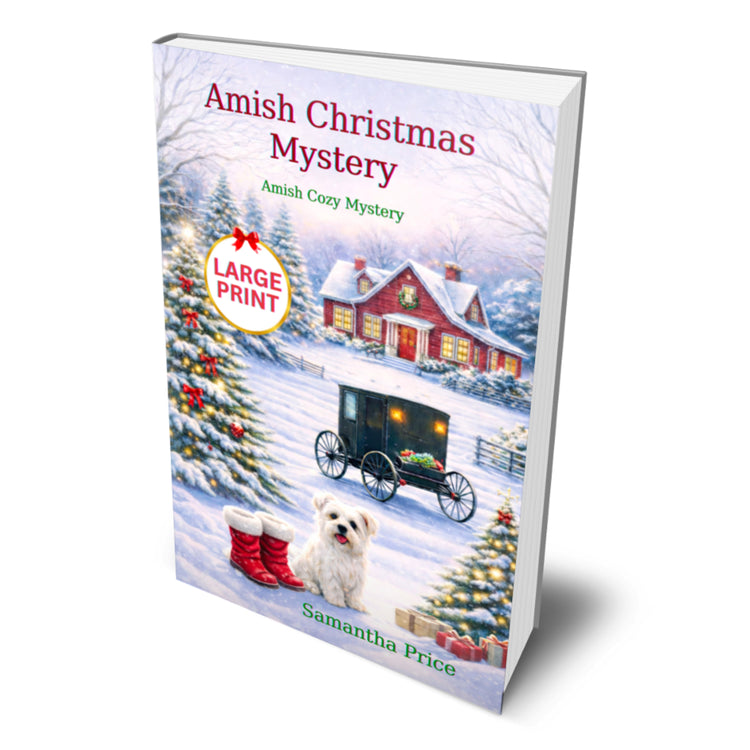 Amish Christmas Mystery (LARGE PRINT PAPERBACK)