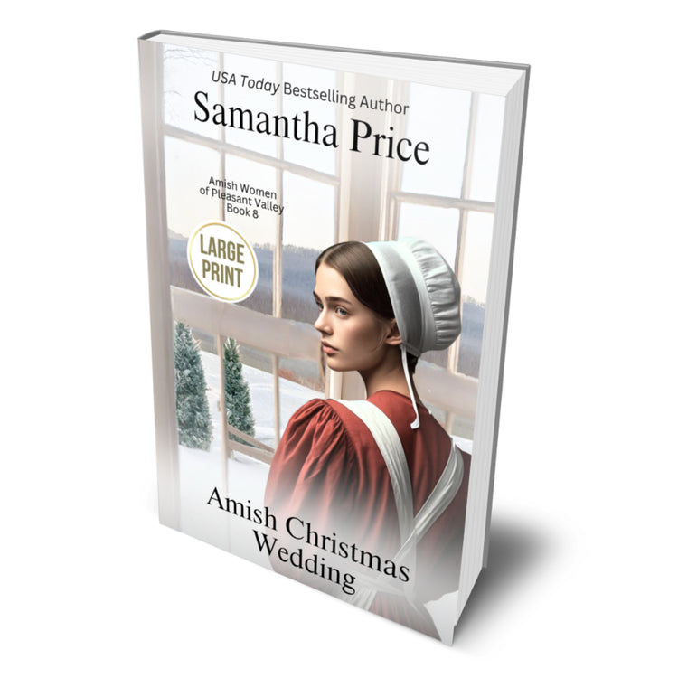 Amish Christmas Wedding (LARGE PRINT PAPERBACK)