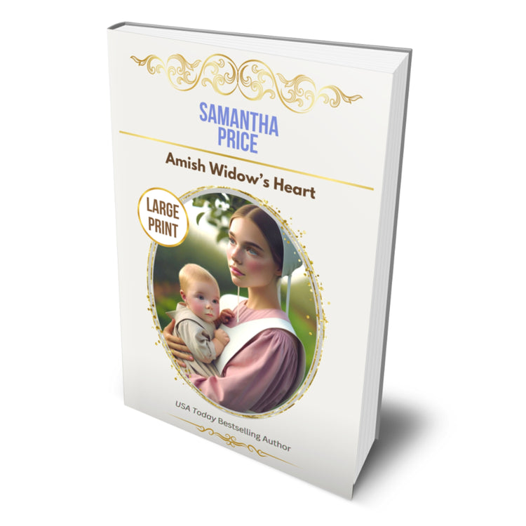 Amish Widow's Heart (LARGE PRINT PAPERBACK)