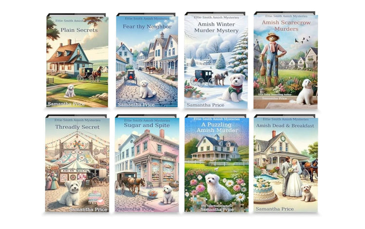 Ettie Smith Amish Mysteries - Books 17 - 24 (PAPERBACKS BUNDLE) - samanthapriceshop