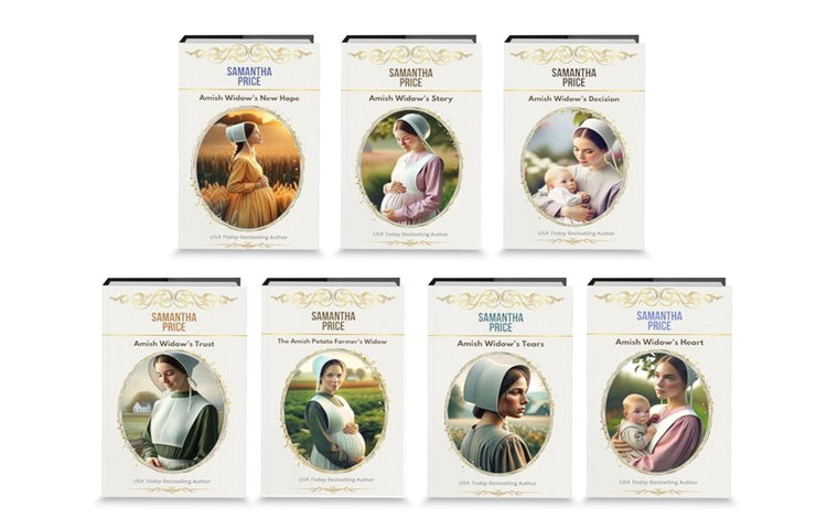 Expectant Amish Widows: Books 13 - 19 (PAPERBACKS BUNDLE) - samanthapriceshop