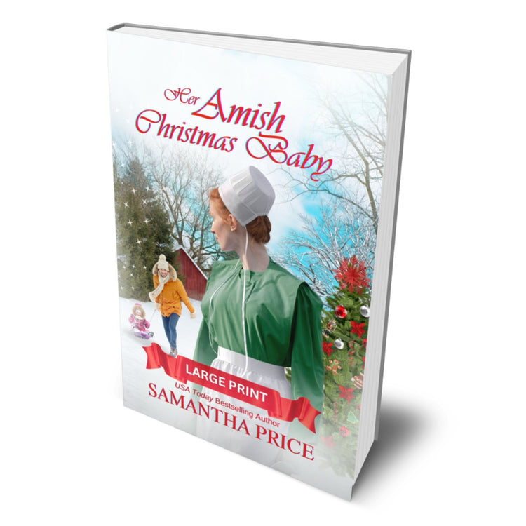Her Amish Christmas Baby (LARGE PRINT PAPERBACK) - samanthapriceshop