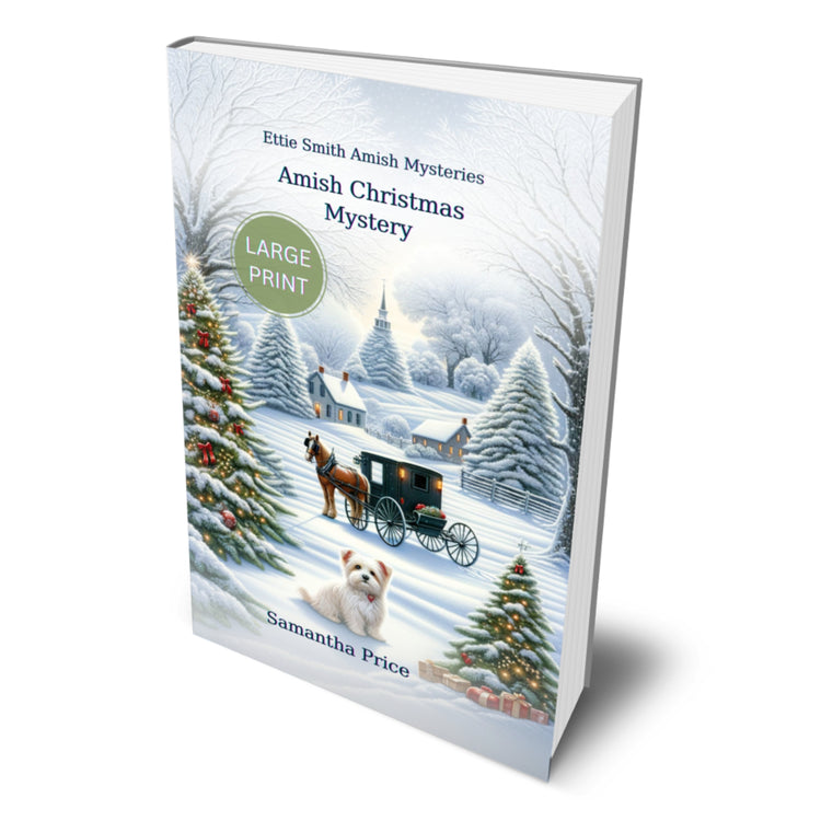 Amish Christmas Mystery (LARGE PRINT PAPERBACK)