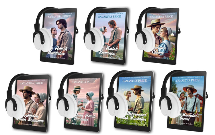 Seven Amish Bachelors Audiobooks Bundle (Complete Series) - samanthapriceshop