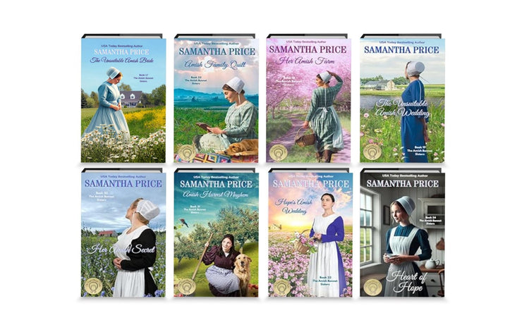 The Amish Bonnet Sisters - Books 17 - 24 (PAPERBACK BUNDLE) - samanthapriceshop