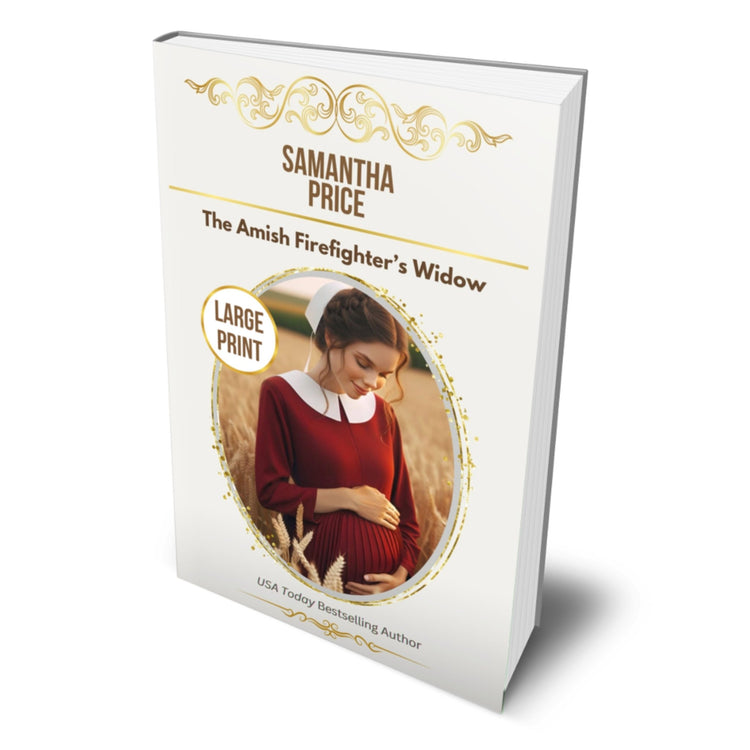 The Amish Firefighter's Widow (LARGE PRINT PAPERBACK) - samanthapriceshop