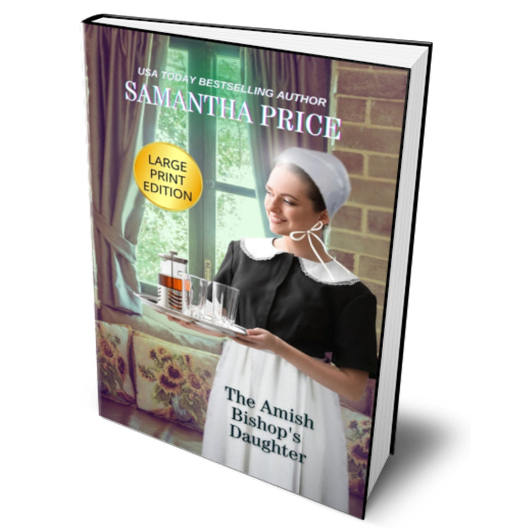 Amish Bishop's Daughter (LARGE PRINT PAPERBACK) - samanthapriceshop