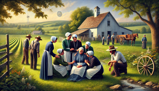How Does the Amish Community Support Widows and Widowers?