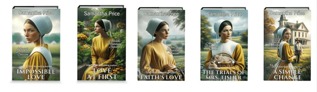 Amish Wedding Season series - Amish Romance bestselling series - samanthapriceshop