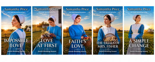amish wedding season series 5 books paperback