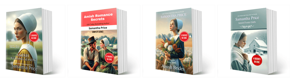 Full Series Amish Romance Paperback Omnibuses - samanthapriceshop