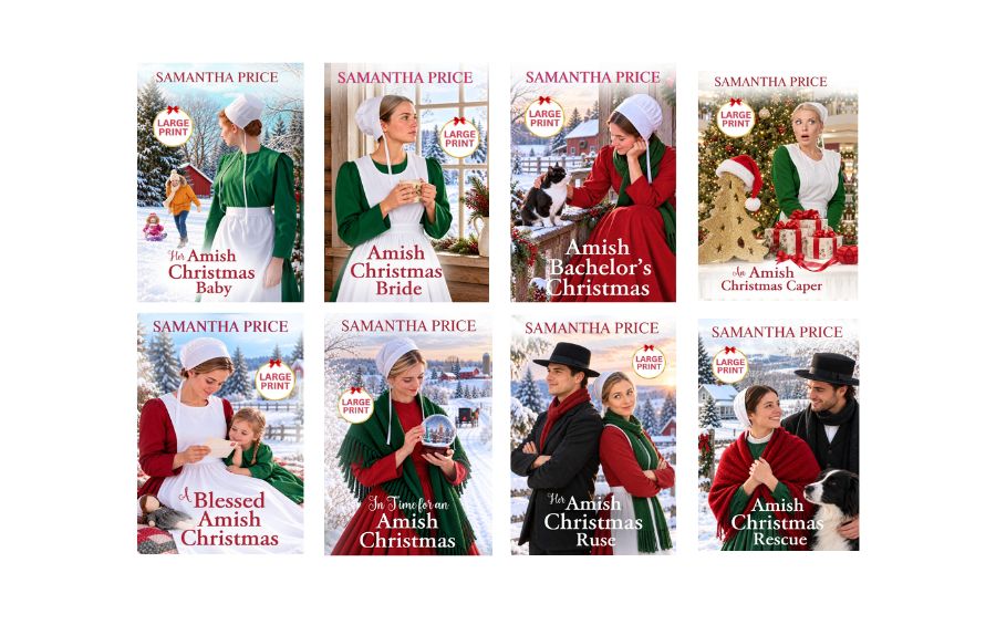 Amish Christmas Books (LARGE PRINT PAPERBACKS)