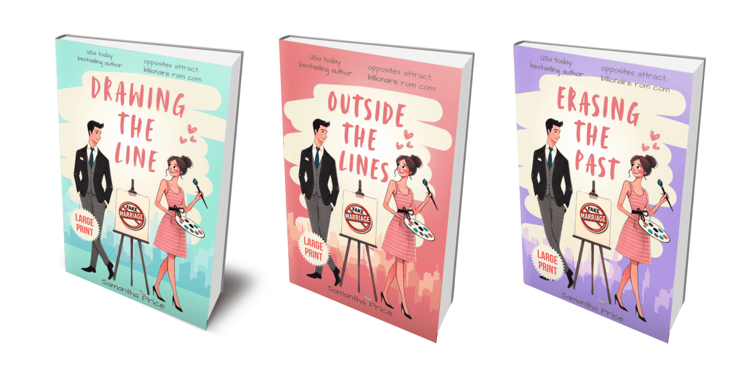 Drawn to Him: A Billionaire Rom Com Trilogy (LARGE PRINT PAPERBACKS)
