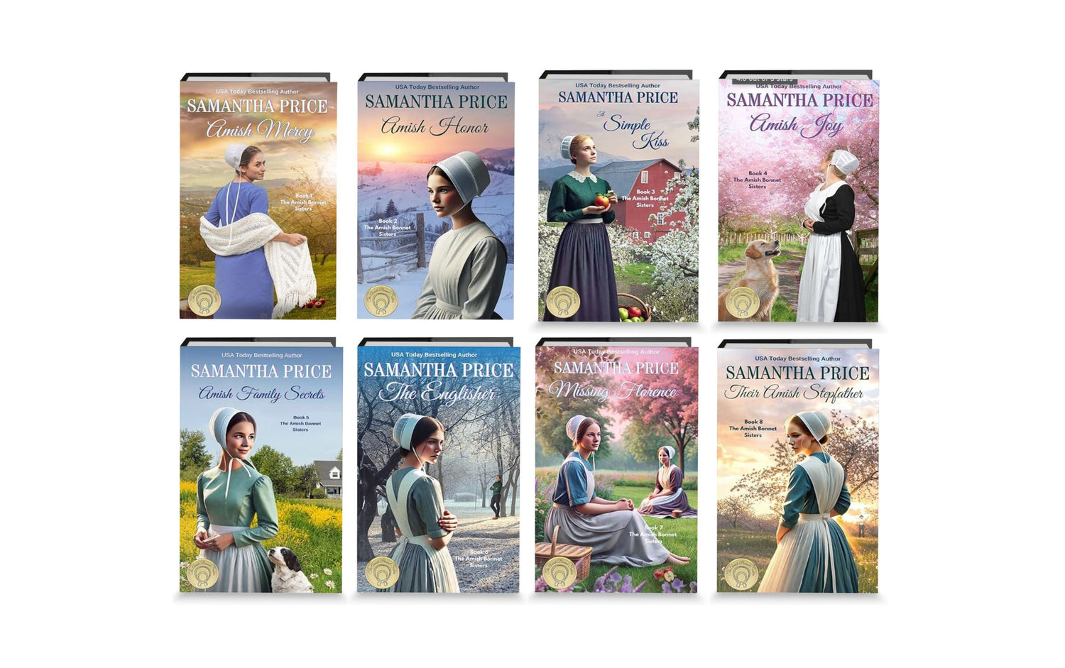 (Paperback Bundles) The Amish Bonnet Sisters