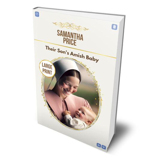 Their Son's Amish Baby (LARGE PRINT PAPERBACK)