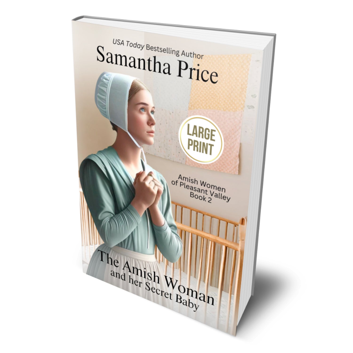 The Amish Woman And Her Secret Baby (LARGE PRINT PAPERBACK)