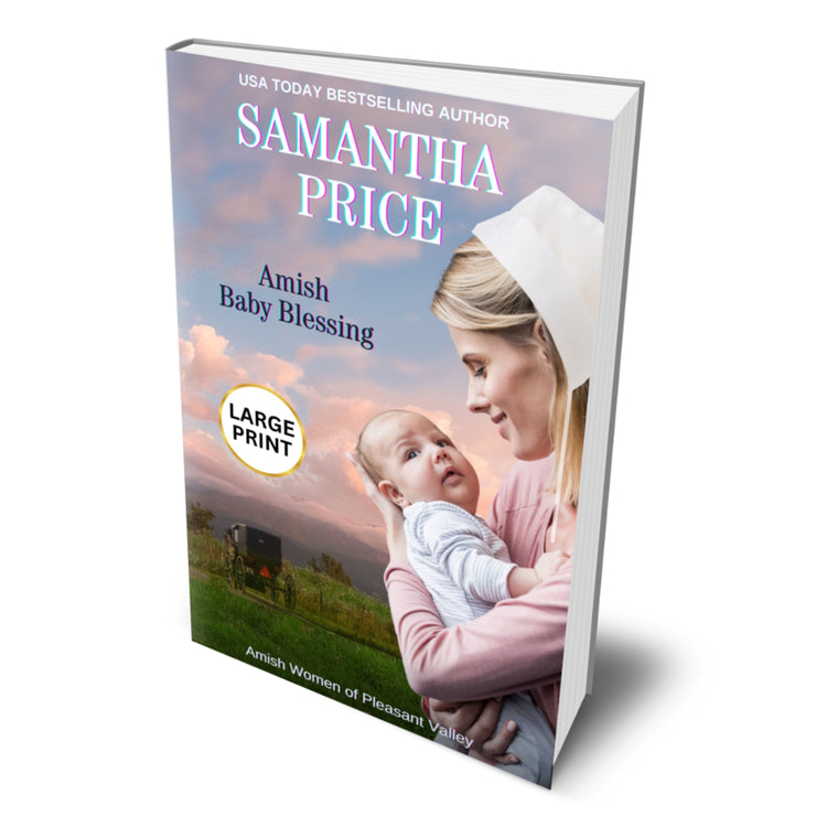 Amish Baby Blessing (LARGE PRINT PAPERBACK)