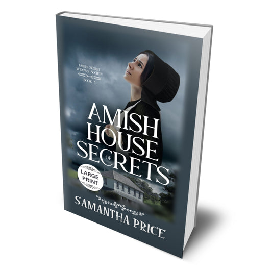 Amish House of Secrets (Large Print PAPERBACK)