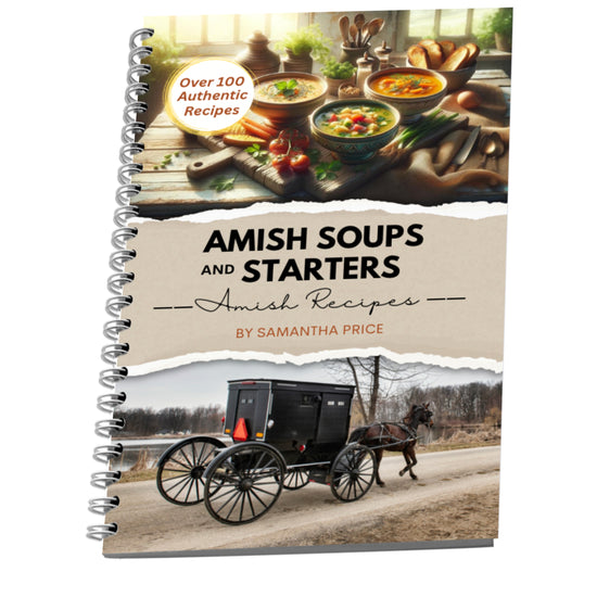 Amish Recipe books, soups and starters