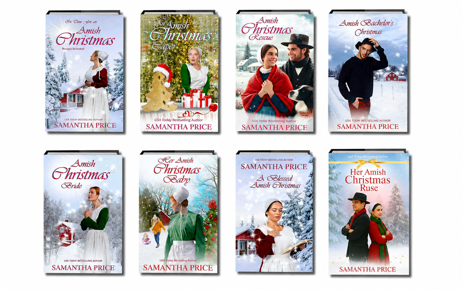 Amish Christmas Books - Full Series (PAPERBACK BUNDLE) - samanthapriceshop