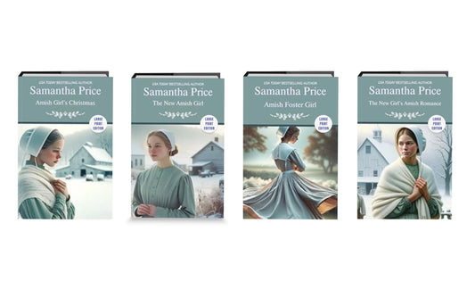 Amish Foster Girls Full Series Large Print Paperbacks Bundle