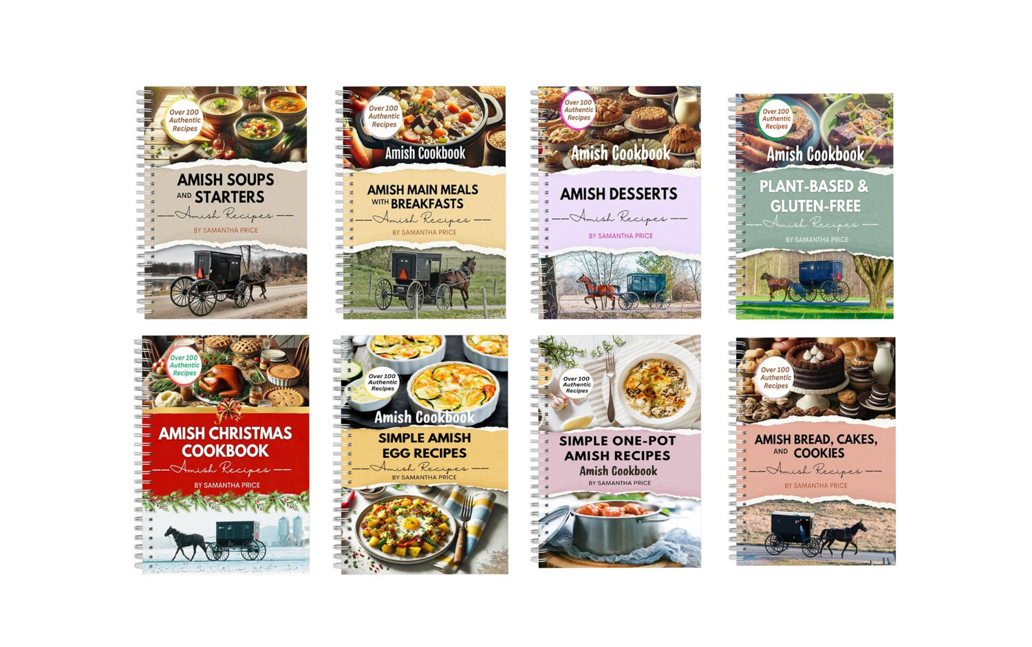 Amish CookBooks - Full Series (PAPERBACKS BUNDLE)