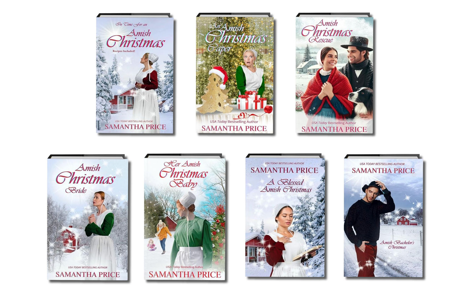 Amish christmas books paperbacks bundle