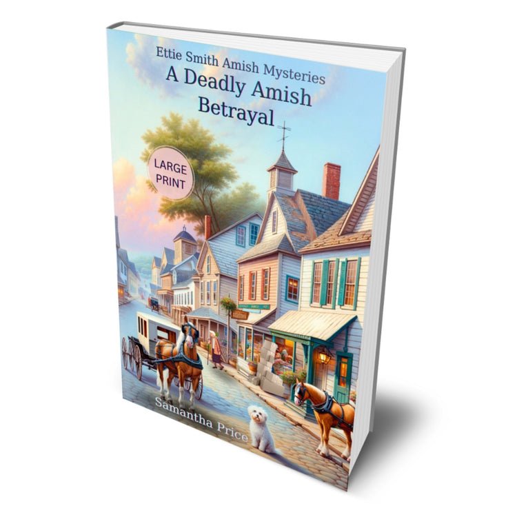 A Deadly Amish Betrayal (LARGE PRINT PAPERBACK) - samanthapriceshop