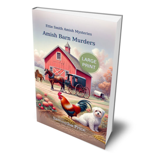 Amish Barn Murders (LARGE PRINT PAPERBACK) - samanthapriceshop