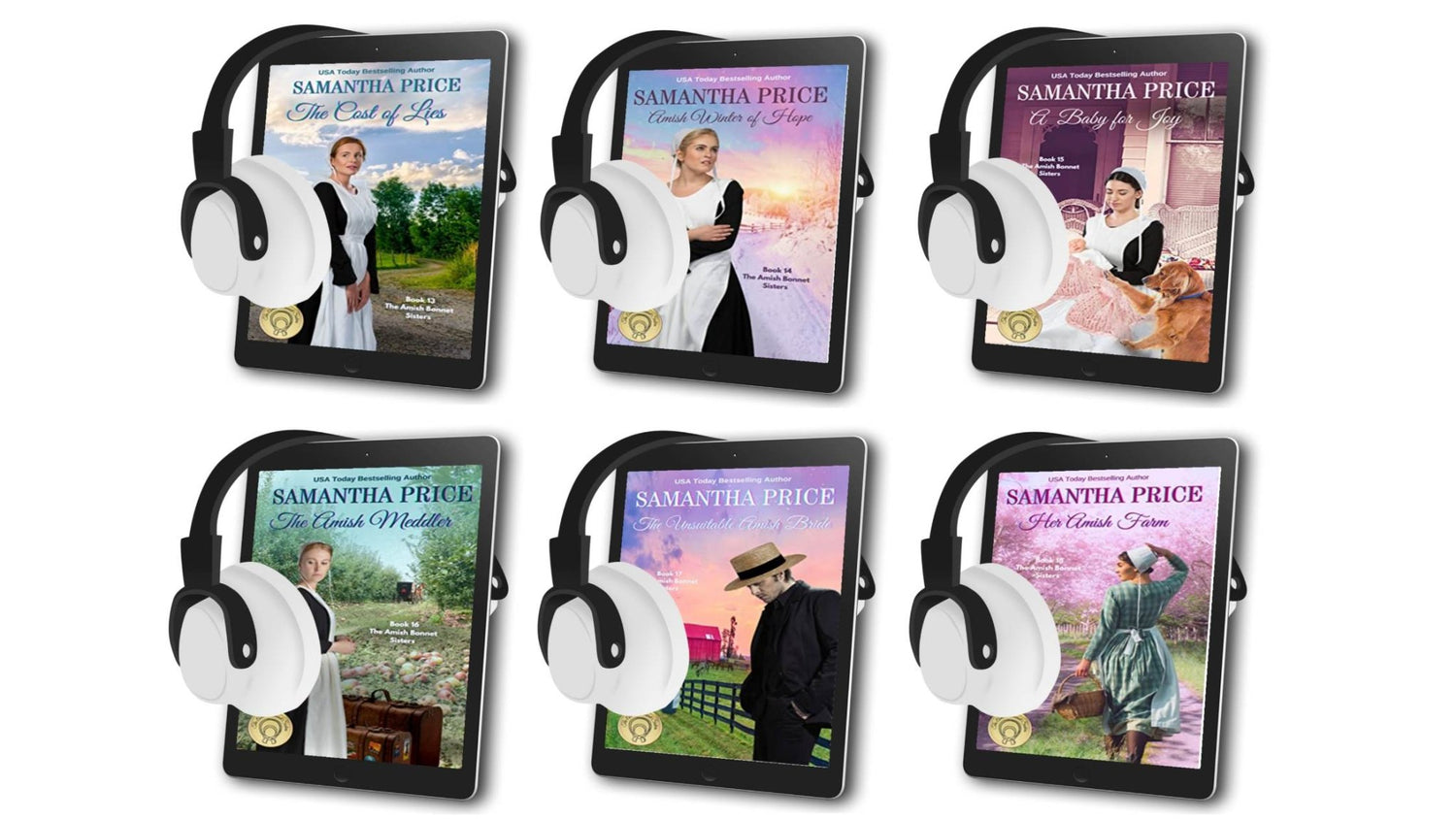 Amish Bonnet Sisters BUNDLE Books 13 - 18 (AUDIOBOOKS) - samanthapriceshop