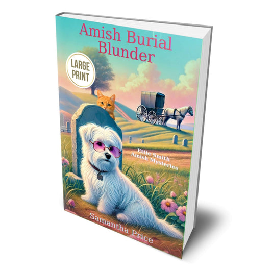 Amish Burial Blunder (LARGE PRINT PAPERBACK) - samanthapriceshop