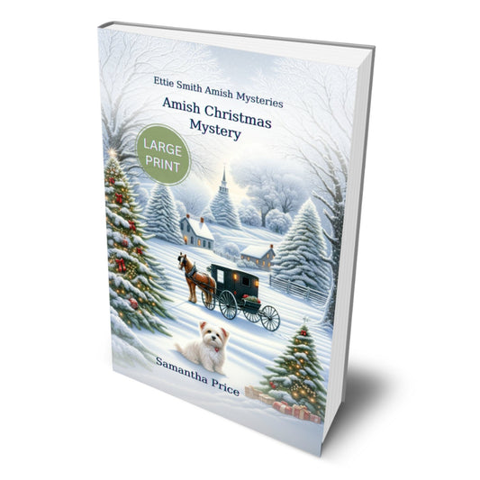 Amish Christmas Mystery (LARGE PRINT PAPERBACK) - samanthapriceshop