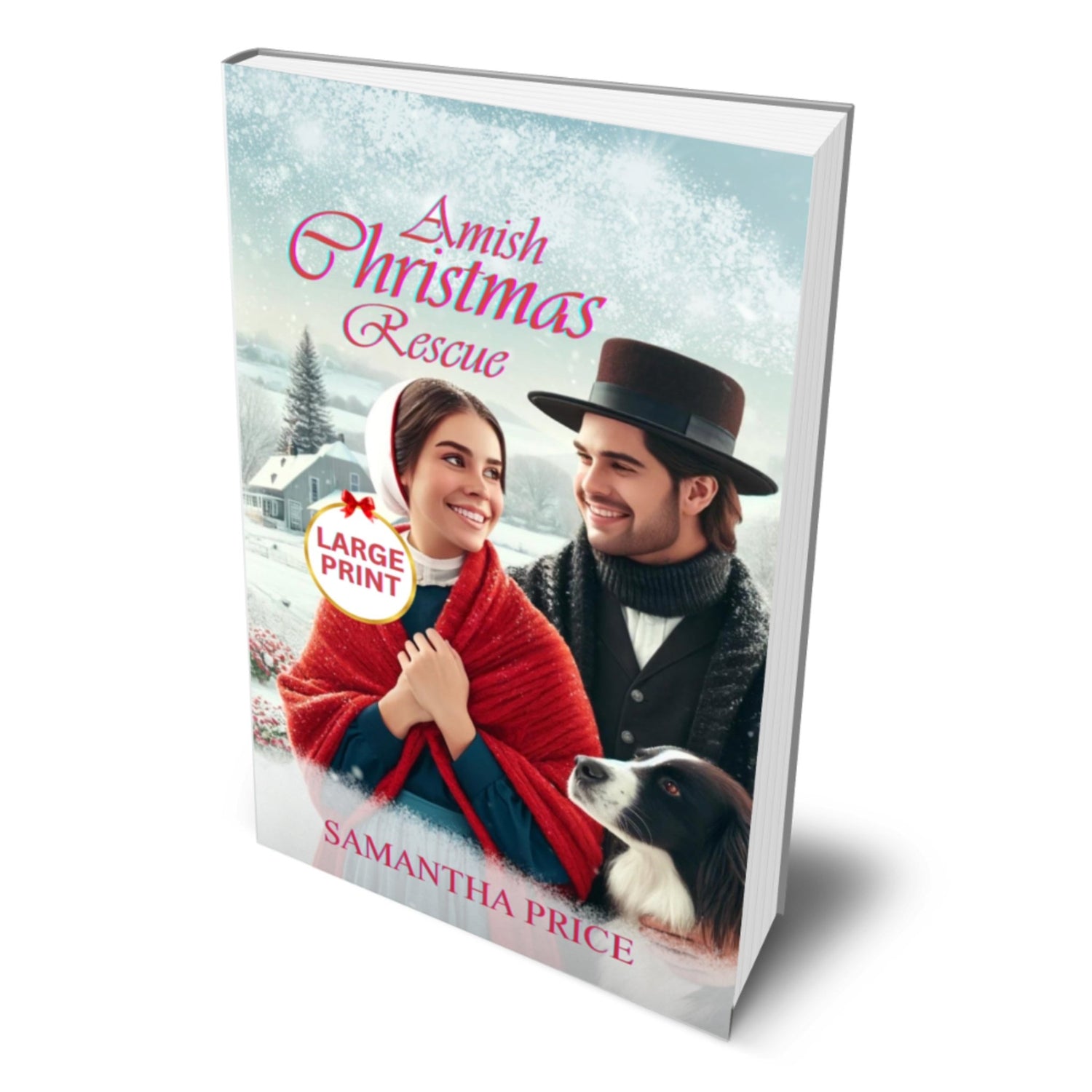 Amish Christmas Rescue (LARGE PRINT PAPERBACK) - samanthapriceshop
