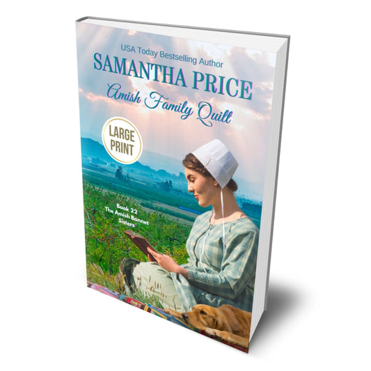 Amish Family Quilt (LARGE PRINT PAPERBACK) - samanthapriceshop