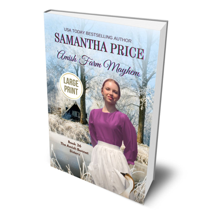 Amish Farm Mayhem (LARGE PRINT PAPERBACK) - samanthapriceshop